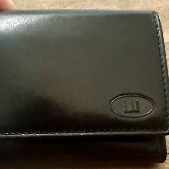 Dunhill Unisex Genuine Black Leather Key Case Holder - Picture 5 of 8